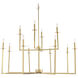 Kaya LED 47.25 inch Brass Chandelier Ceiling Light
